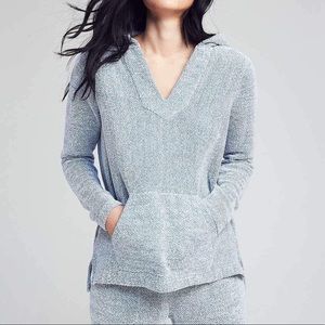 Faherty Backloop Jacquard Seabrook Poncho